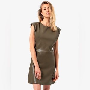 PORT ELIZABETH RECYCLED LEATHER DRESS